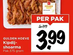 Vomar Voordeelmarkt Gulden Hoeve Kipdijshoarma aanbieding