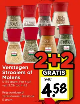 Vomar Voordeelmarkt Verstegen Strooiers of Molens aanbieding