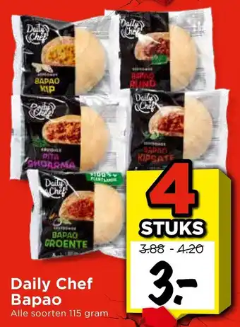 Vomar Voordeelmarkt Daily Chef Bapao aanbieding