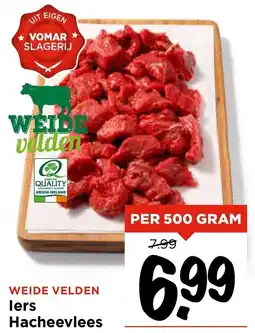 Vomar Voordeelmarkt Weide Velden lers Hacheevlees aanbieding