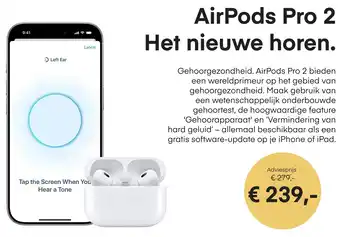 Amac AirPods Pro 2 Het nieuwe horen. aanbieding