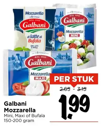 Vomar Voordeelmarkt Galbani Mozzarella aanbieding