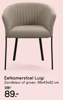 Leen Bakker Eetkamerstoel Luigi aanbieding