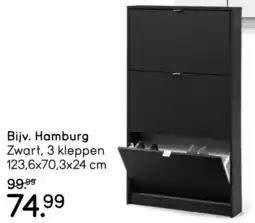 Leen Bakker Alle Schoenenkasten Bijv. Hamburg Zwart aanbieding