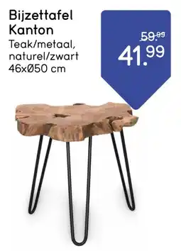 Leen Bakker Bijzettafel aanbieding