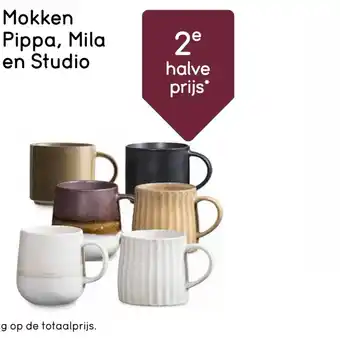 Leen Bakker Mokken Pippa, Mila en Studio aanbieding