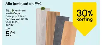 Leen Bakker Alle laminaat en PVC aanbieding