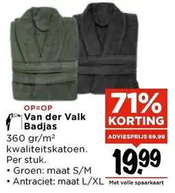 Vomar Voordeelmarkt Van der Valk Badjas aanbieding