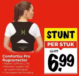 Vomar Voordeelmarkt Comfortiss Pro Rugcorrector aanbieding