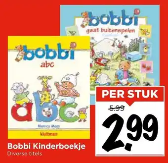 Vomar Voordeelmarkt Bobbi Kinderboekje aanbieding