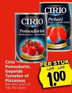 Vomar Voordeelmarkt Pomodorini, Gepelde Tomaten of Pizzasaus aanbieding