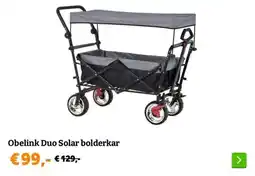 Obelink Obelink Duo Solar bolderkar aanbieding