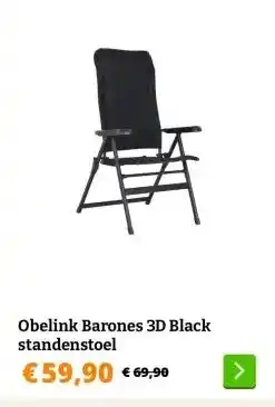 Obelink Obelink Barones 3D Black standenstoel aanbieding