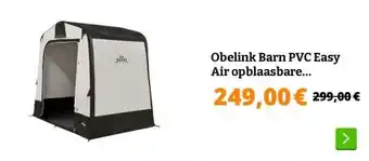 Obelink Obelink Barn PVC Easy Air opblaasbare schuurtent aanbieding