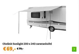 Obelink Obelink Sunlight 200 x 240 caravanluifel aanbieding