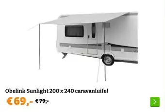 Obelink Obelink Sunlight 200 x 240 caravanluifel aanbieding