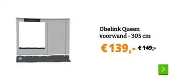 Obelink Obelink Queen voorwand aanbieding