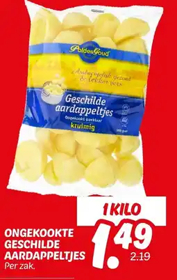 Dekamarkt Ongekookte geschilde aardappeltjes aanbieding