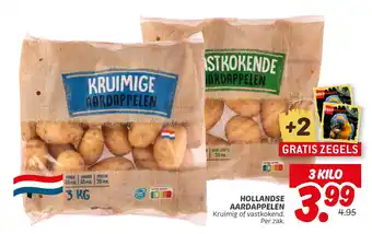 Dekamarkt Hollandse aardappelen Per zak. aanbieding