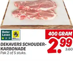 Dekamarkt Dekavers schouder karbonade aanbieding