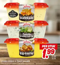 Dekamarkt Johma brood & toast salade aanbieding