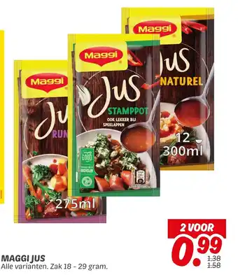 Dekamarkt Maggi jus aanbieding