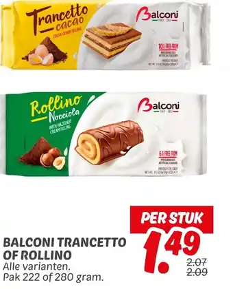 Dekamarkt Balconi trancetto of rollino aanbieding