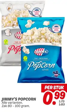 Dekamarkt Jimmy's popcorn aanbieding