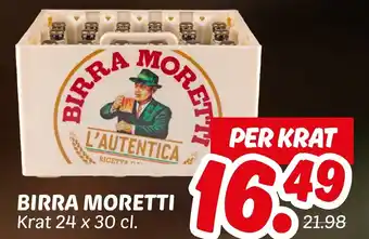 Dekamarkt Birra moretti aanbieding