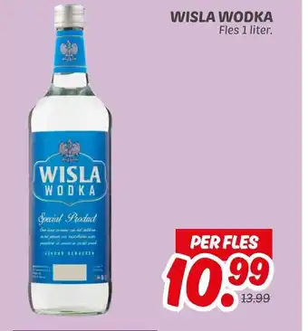 Dekamarkt Wisla wodka aanbieding