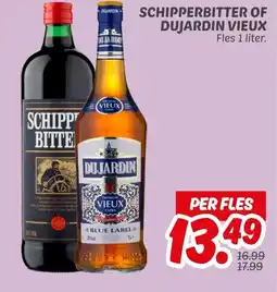 Dekamarkt Schipperbitter of dujardin vieux aanbieding