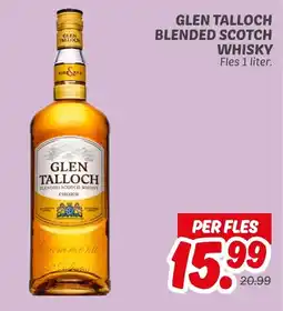 Dekamarkt Glen talloch blended scotch whisky aanbieding