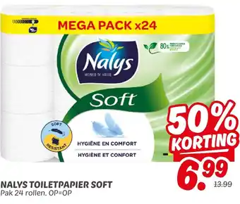 Dekamarkt Nalys toiletpapier soft aanbieding