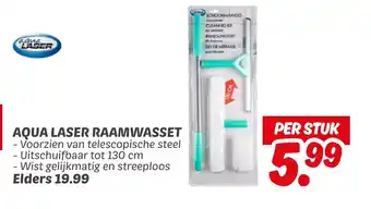 Dekamarkt Aqua laser raamwasset aanbieding