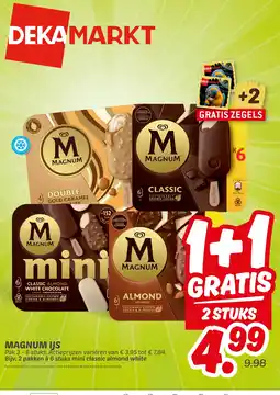 Dekamarkt MAGNUM IJs aanbieding