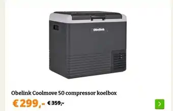 Obelink Obelink Coolmove 50 compressor koelbox aanbieding