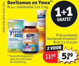 Kruidvat Davitamon en Ymea aanbieding