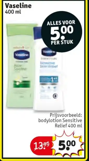 Kruidvat Vaseline aanbieding