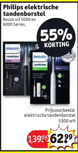 Kruidvat Philips elektrische tandenborstel aanbieding