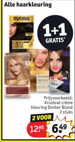 Kruidvat Alle haarkleuring aanbieding