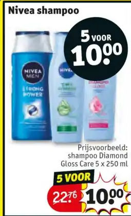 Kruidvat Nivea shampoo aanbieding