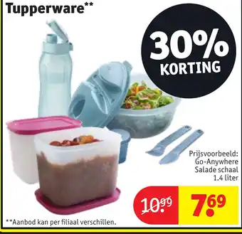 Kruidvat Tupperware aanbieding