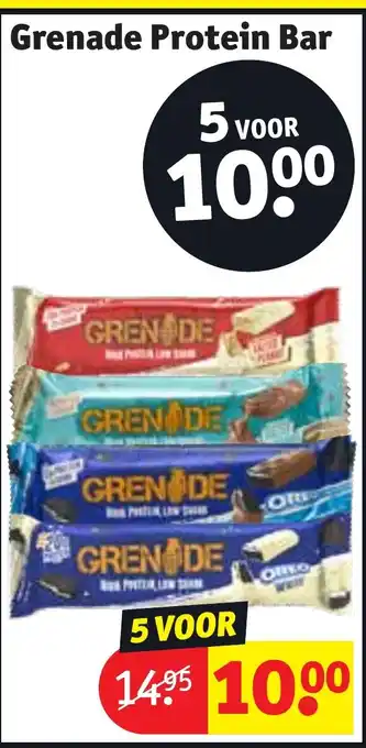 Kruidvat Grenade Protein Bar aanbieding