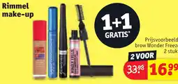 Kruidvat Rimmel make-up aanbieding