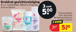 Kruidvat Kruidvat gezichtsreiniging aanbieding