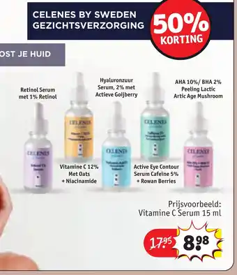 Kruidvat CELENES Vitamine C Serum aanbieding