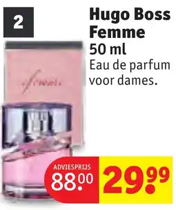 Kruidvat Hugo Boss Femme aanbieding