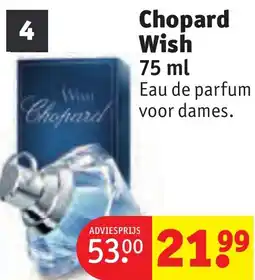 Kruidvat Chopard Wish aanbieding