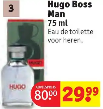 Kruidvat Hugo Boss Man aanbieding