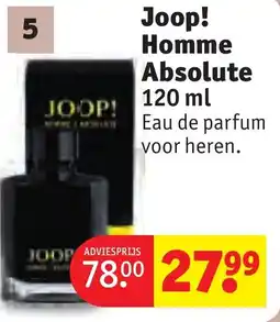 Kruidvat Joop! Homme Absolute aanbieding